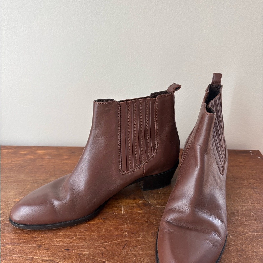 J. Crew Chestnut Ankle Booties